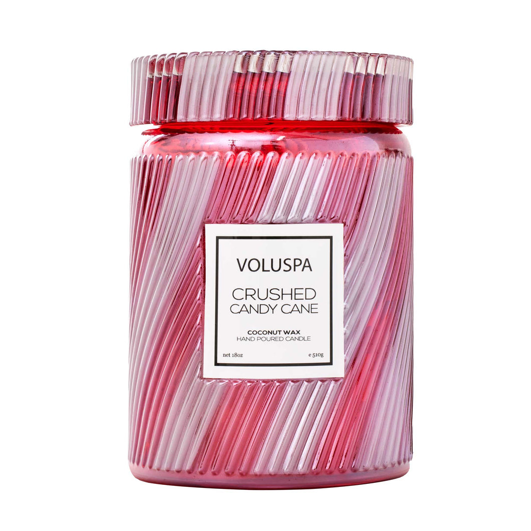 Crushed Candy Cane - Large Jar Candle