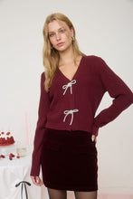Load image into Gallery viewer, Becca Bow Cardigan
