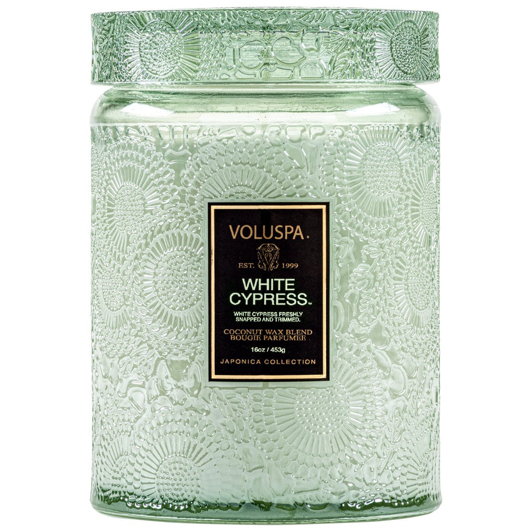 White Cypress - Large Jar