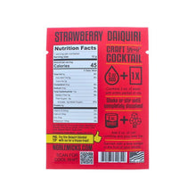 Load image into Gallery viewer, Strawberry Daiquiri Single Serve Craft Cocktail Mix
