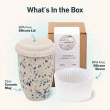 Load image into Gallery viewer, Ceramic Travel Cup - 12oz

