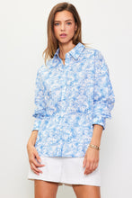 Load image into Gallery viewer, Toile Printed Button Down
