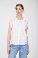 Load image into Gallery viewer, Lucy Lace Button Down Top
