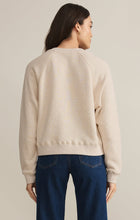 Load image into Gallery viewer, Avenue V-Neck Sweatshirt - Light Oatmeal Heather
