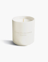 Load image into Gallery viewer, Alabaster Peace Prayer Candle

