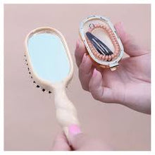 Load image into Gallery viewer, Mini Boar Hair Brush - Tan
