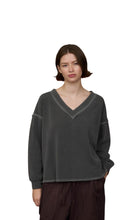 Load image into Gallery viewer, Rory Reverse Stitch V-Neck
