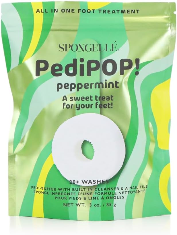 Peppermint Holiday PediPop Buffer and Nail File