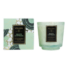 Load image into Gallery viewer, White Cypress - Petite Pedestal Candle
