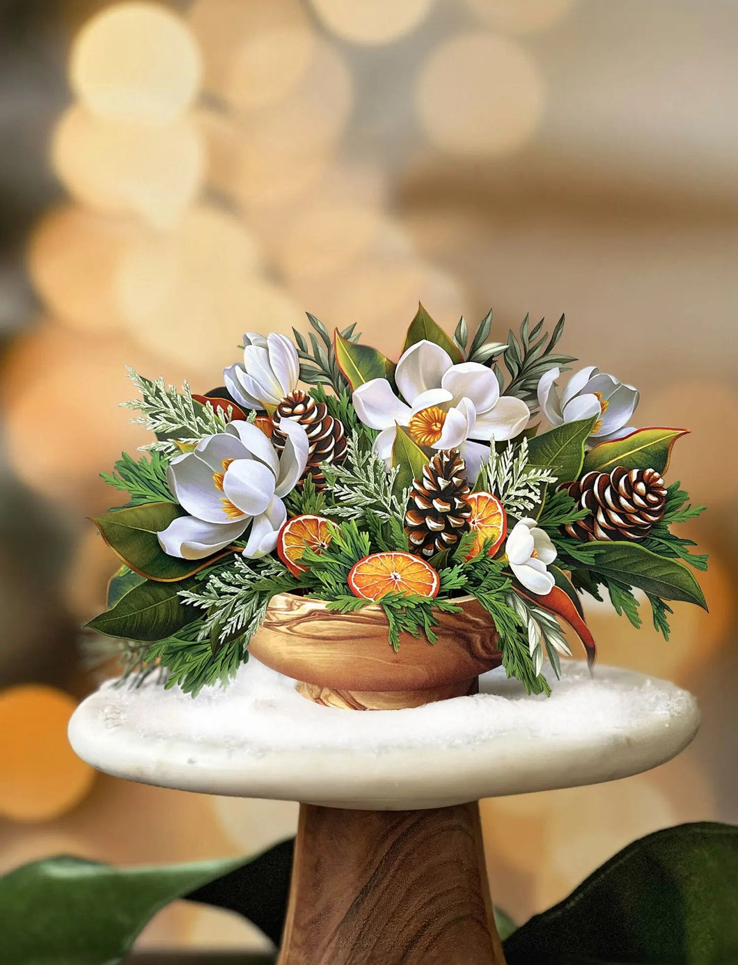 Mini Winter Magnolia Pop-Up Card