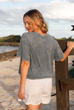 Load image into Gallery viewer, Cool Moms Club Cropped Mineral Graphic Tee
