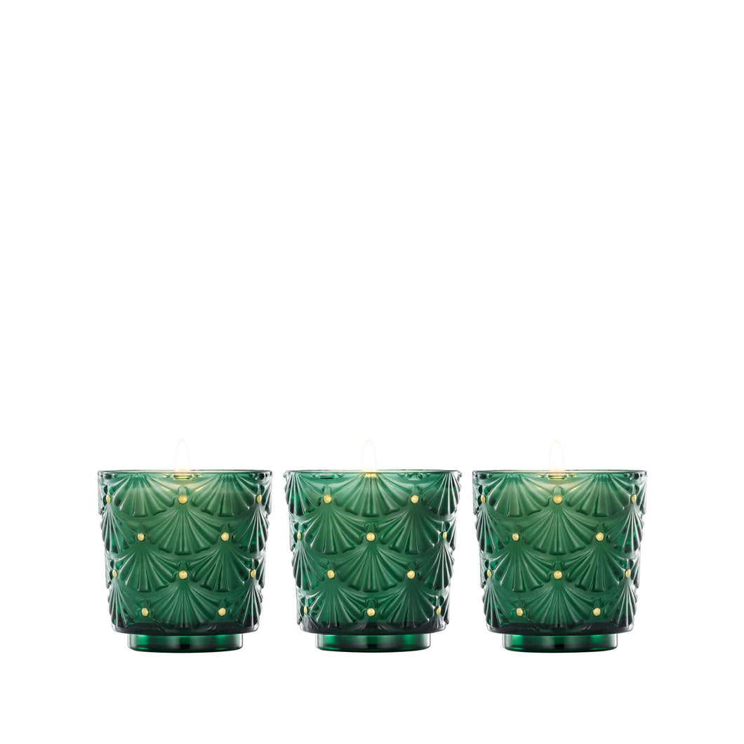 Noble Fir Garland Boxed Candle Trio