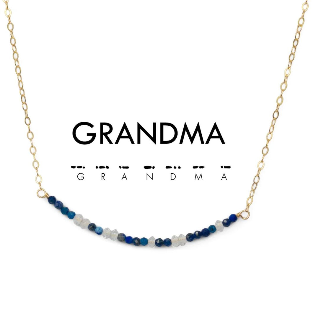 Morse Code Necklace | Grandma