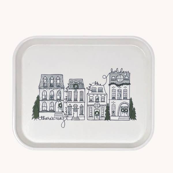 Holiday Village Tray