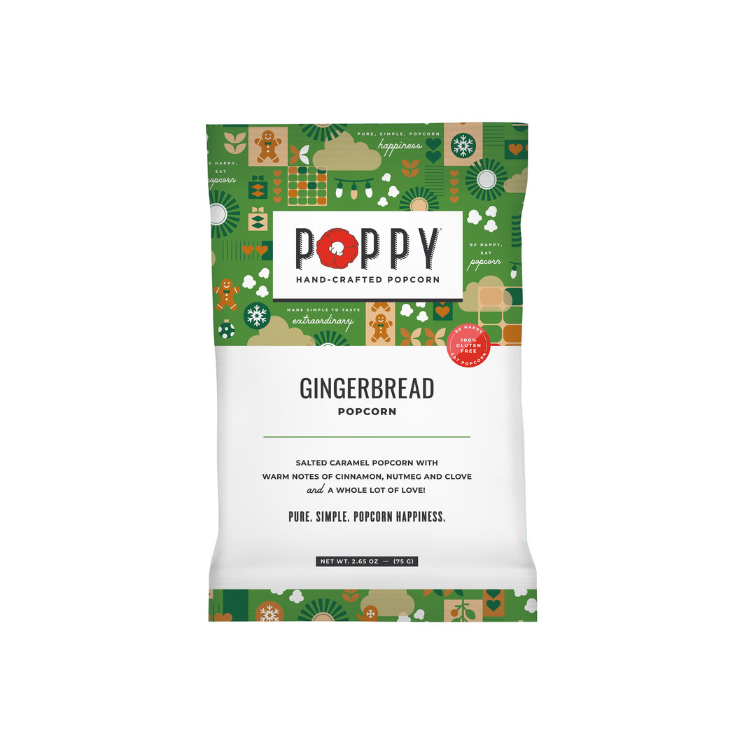 Gingerbread Popcorn - Snack Bag