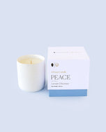 Alabaster Peace Prayer Candle