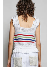 Load image into Gallery viewer, Sleeveless Striped Knit Tank

