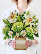 Ivory & Sage - Pop Up Bouquet Card