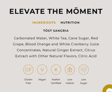 Load image into Gallery viewer, TÖST Sangria -  Non-Alcoholic Refresher
