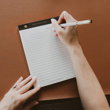Load image into Gallery viewer, Gold Rivet Notepad
