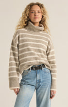 Load image into Gallery viewer, Josephine Stripe Turtleneck Sweater
