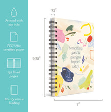 Load image into Gallery viewer, Spiral Notebook - Something Good is Going to Happen
