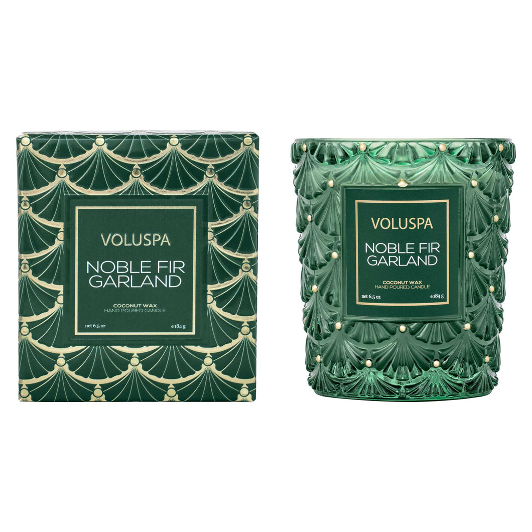 Noble Fir Garland - Classic Box Candle