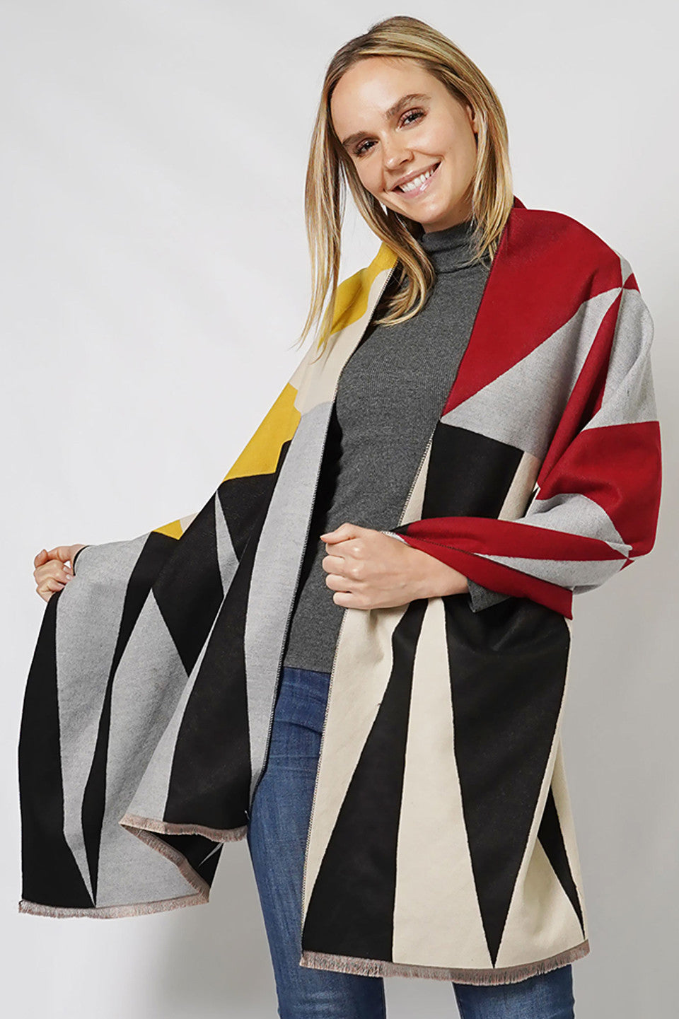 Geometric Pashmina Scarf