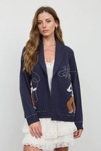 Load image into Gallery viewer, Howdy Cowboy Cardigan - Navy
