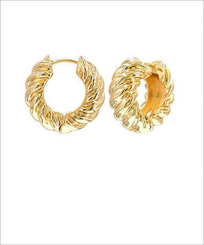 Twisted Hoop Earrings