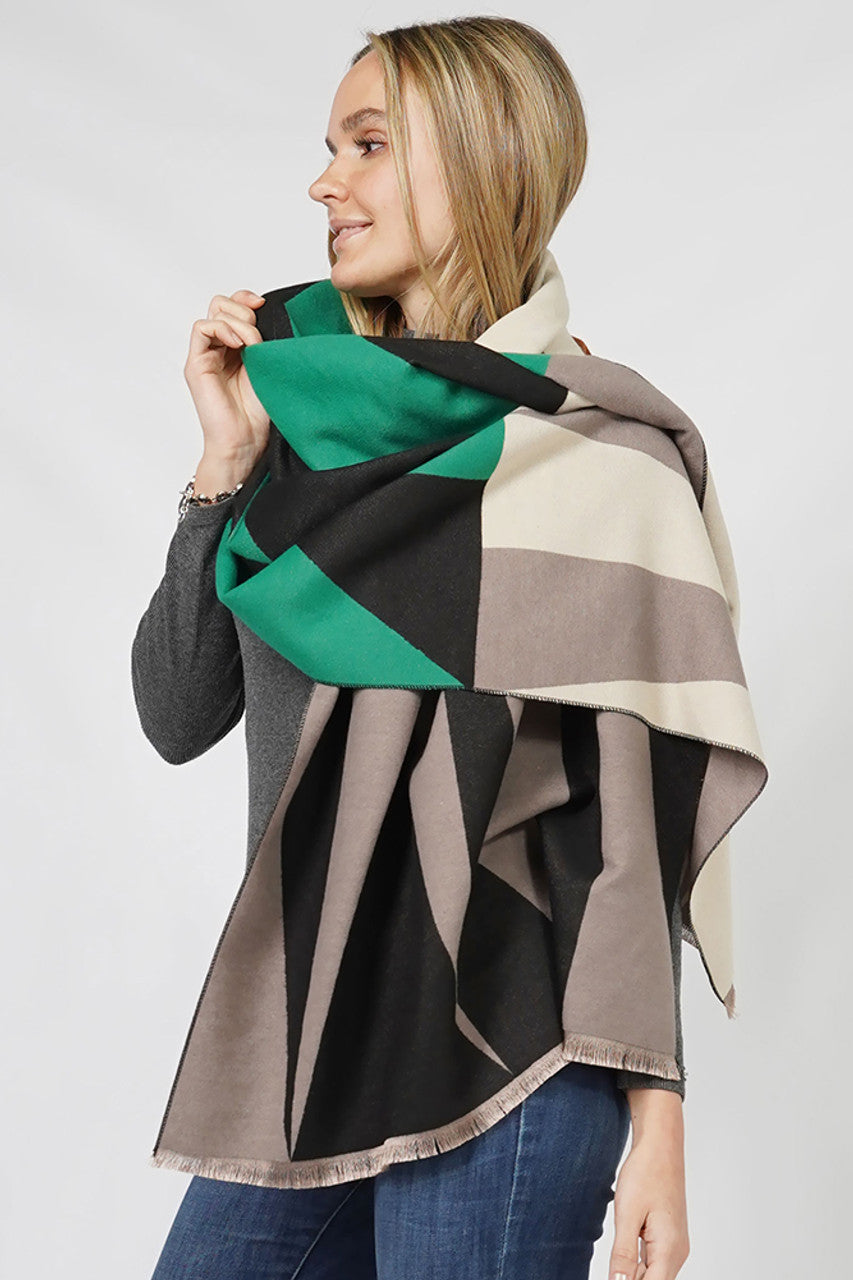 Geometric Pashmina Scarf
