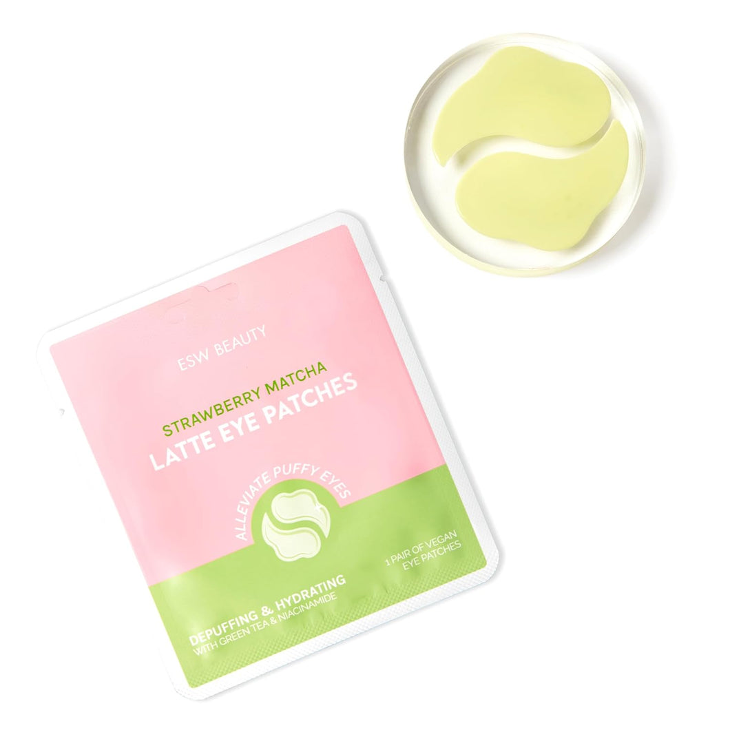 Strawberry Matcha Latte Depuffing & Hydrating Eye Patches