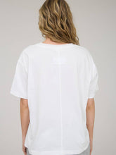 Load image into Gallery viewer, Washed Raw Edge V-Neck Tee
