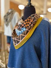 Load image into Gallery viewer, Patchwork Scarf - Brown
