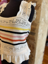Load image into Gallery viewer, Sleeveless Striped Knit Tank
