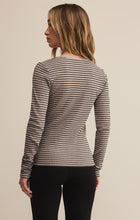 Load image into Gallery viewer, Stella Striped Modal Rib Henley
