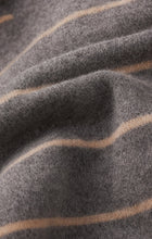 Load image into Gallery viewer, Medina Stripe Cardigan - Charcoal Heather
