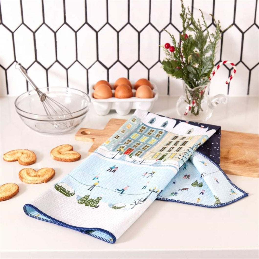 Holiday in the Park Tea Towel