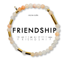 Load image into Gallery viewer, Morse Code Beaded Bracelet | Friendship
