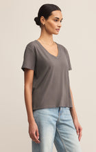 Load image into Gallery viewer, Weekdays V-Neck Tee - Washed Grey
