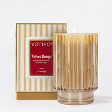 Load image into Gallery viewer, Velvet Rouge Glass Candle
