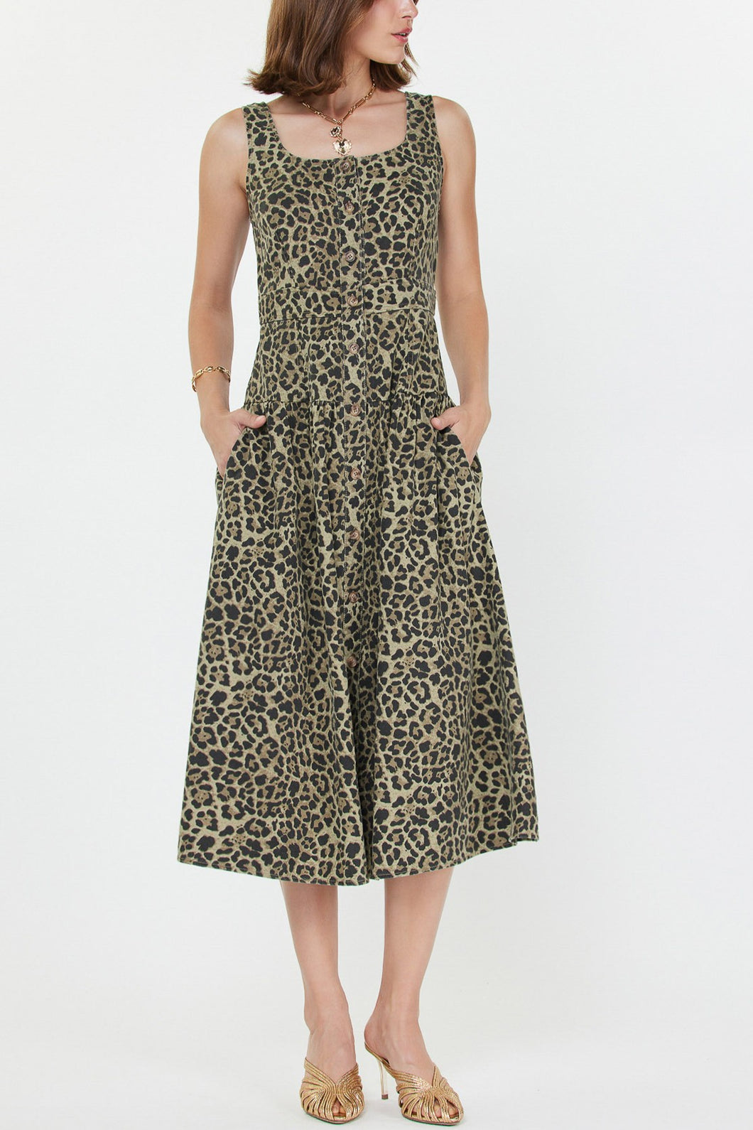 Current Air Size X-Small Leopard Dress