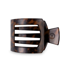 Load image into Gallery viewer, Large Square Flat Hair Clip - Tortoise

