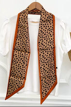 Load image into Gallery viewer, Satin Leopard Scarf

