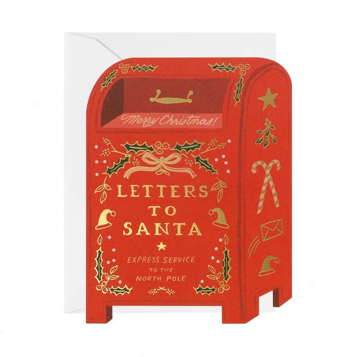 Letters to Santa Greeting Card