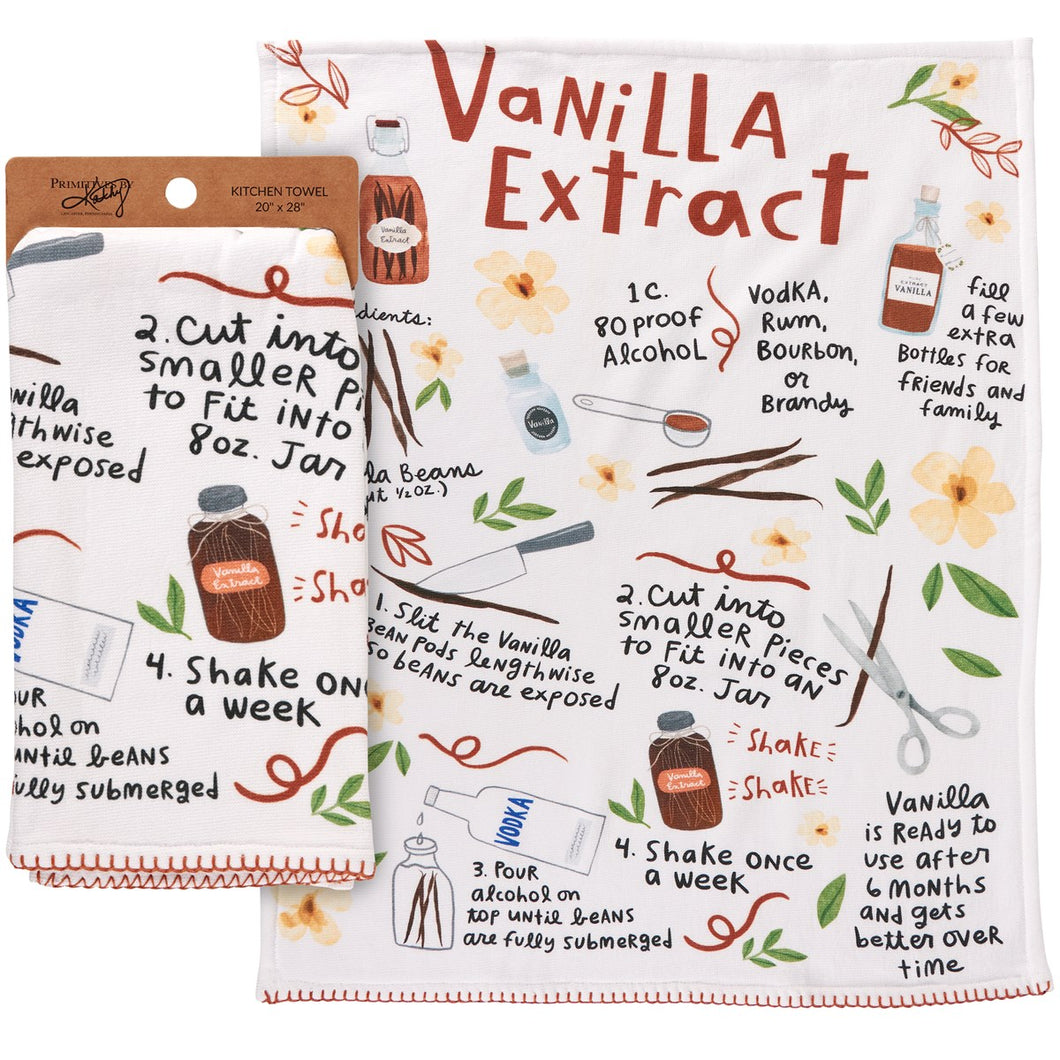 Kitchen Towel -Vanilla Recipe