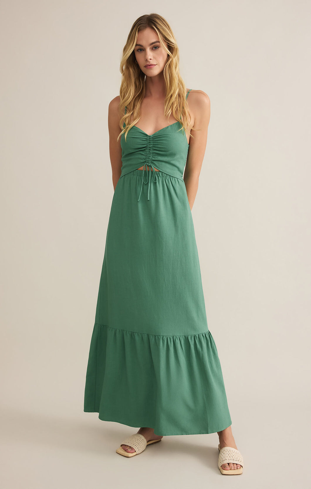 Winslet Maxi Dress - Botanical Green