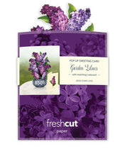 Load image into Gallery viewer, MINI Garden Lilacs Pop-Up Bouquet Card
