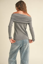 Load image into Gallery viewer, Off the Shoulder Sweater Top
