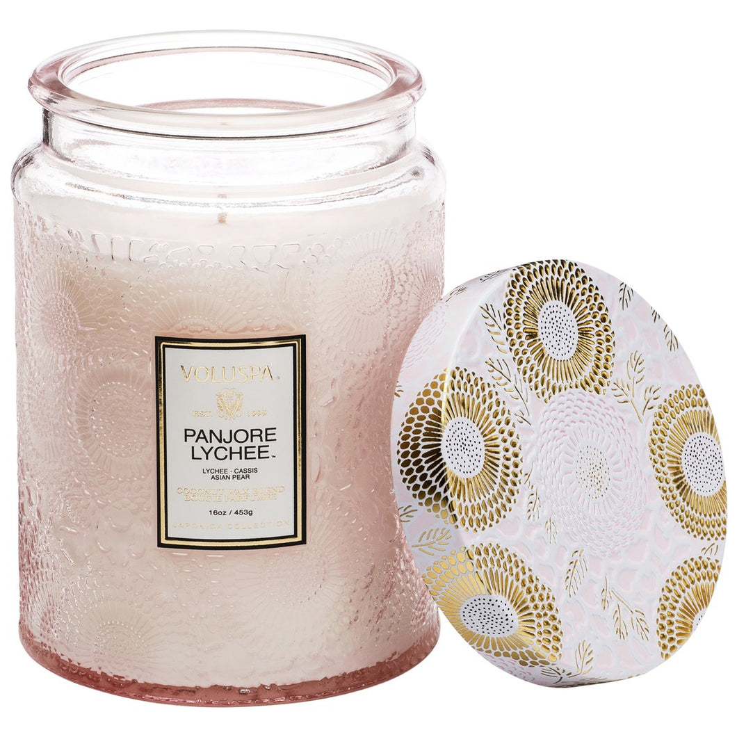 Panjore Lychee - Large Jar Candle